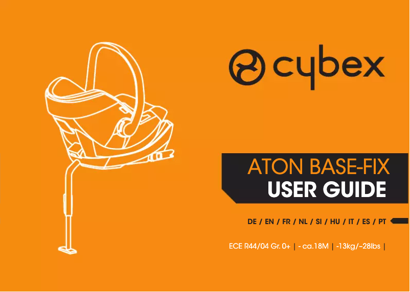 Page 1 de la notice Manuel utilisateur Cybex ATON BASE-FIX