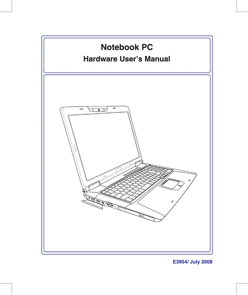 Page n°1 - Manuel utilisateur Asus G71V