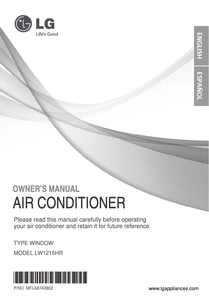 Imagen de la primera página del manual del dispositivo LW1215HR