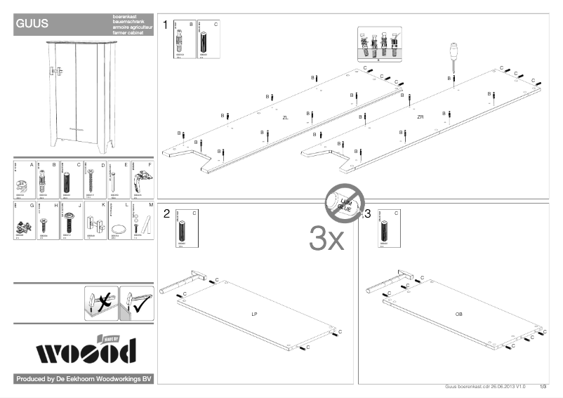 Page n°1 - Manuel utilisateur WOOOD Guus
