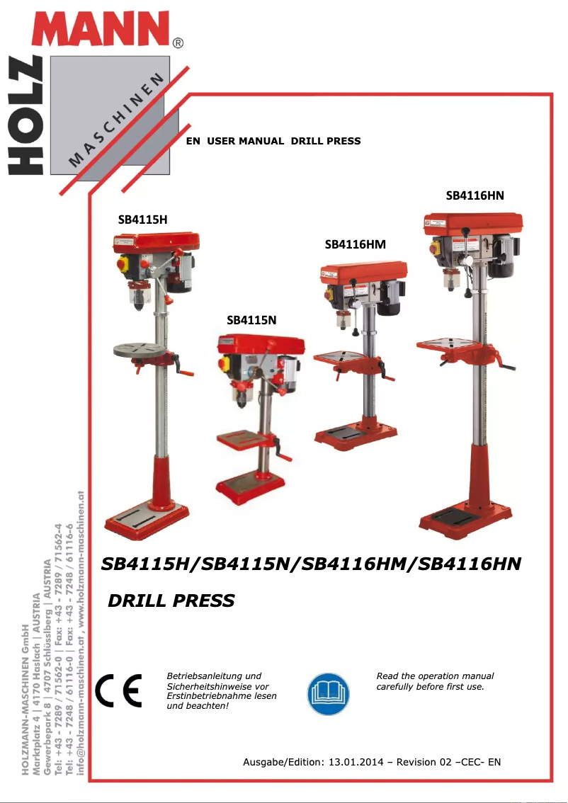 Image de la première page du manuel de l'appareil SB 4116HN