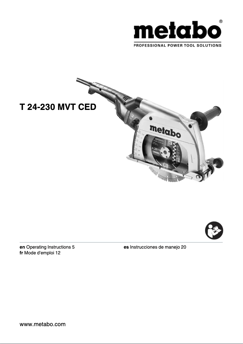 Image de la première page du manuel de l'appareil T 24-230 MVT CED