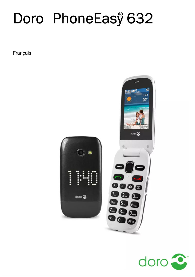 Image de la première page du manuel de l'appareil PhoneEasy 632