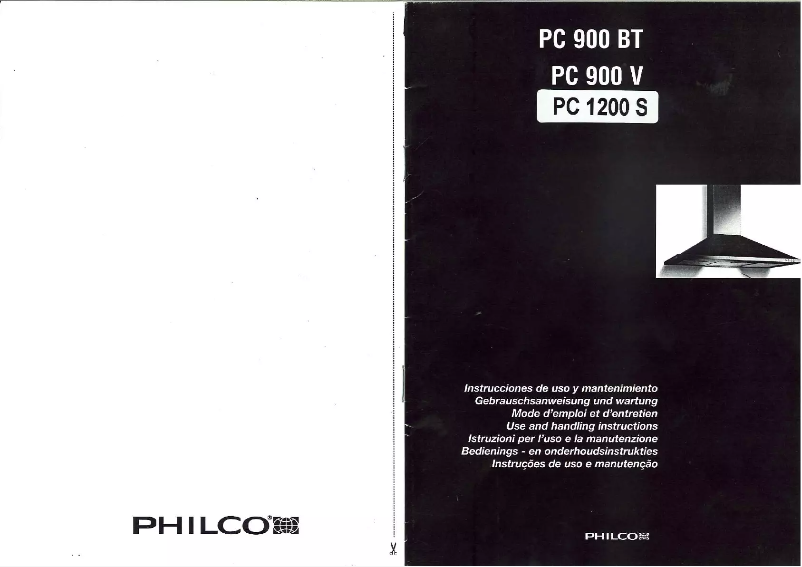 Page n°1 - Manuel utilisateur Philco PC1200S