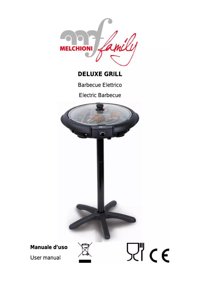 Image de la première page du manuel de l'appareil Deluxe Grill