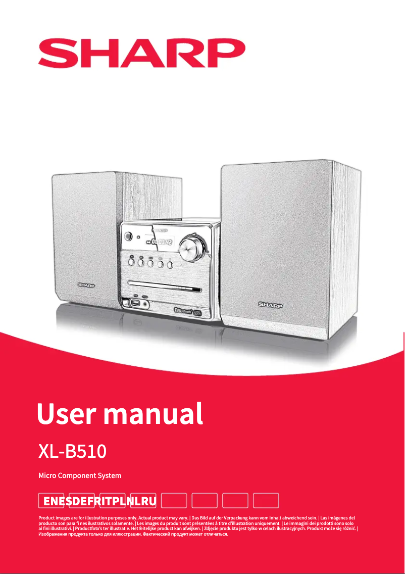 Page n°1 - Manuel utilisateur Sharp XL-B510