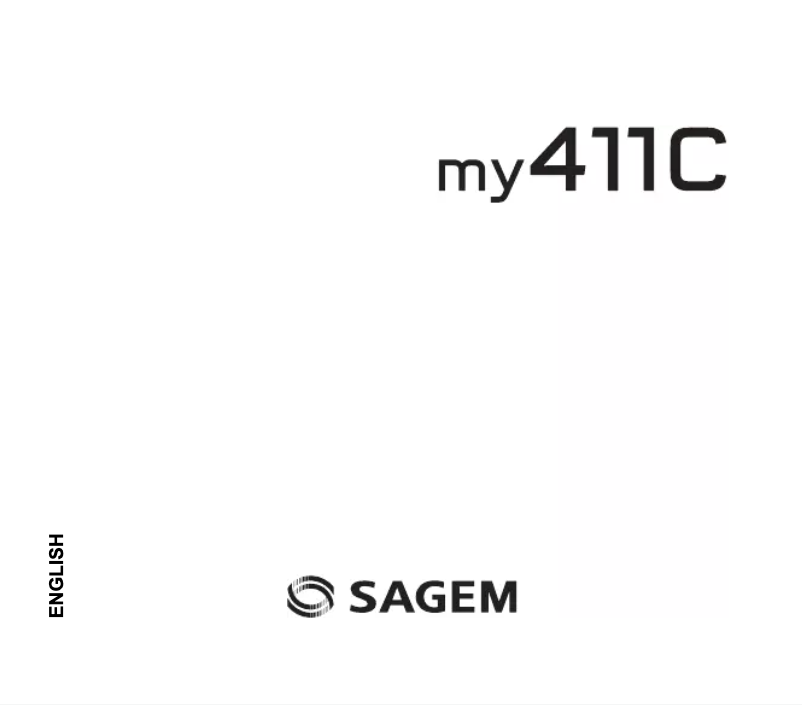Page 1 de la notice Manuel utilisateur Sagem my411C