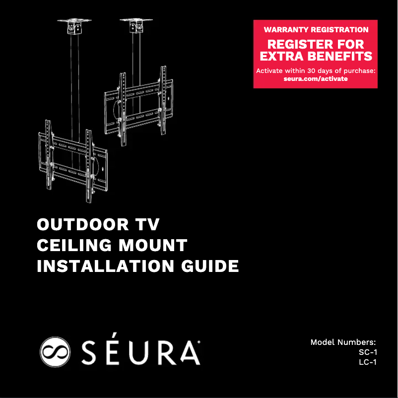 Page 1 de la notice Manuel utilisateur Seura SC-1