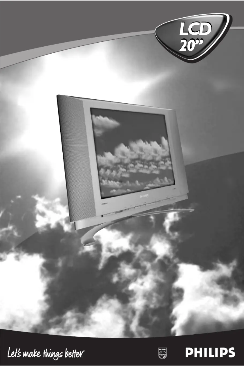 Página 1 del manual Manual de usuario Philips 20LCD35