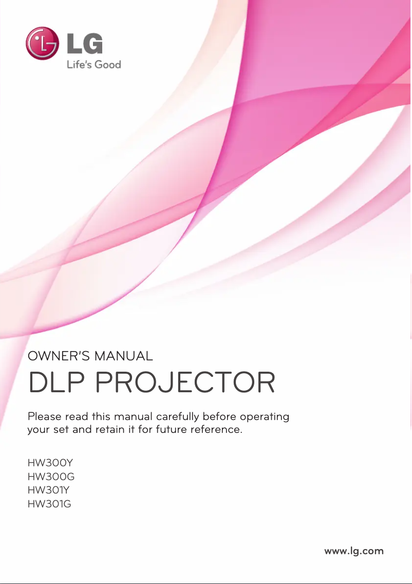 Image de la première page du manuel de l'appareil HW301G