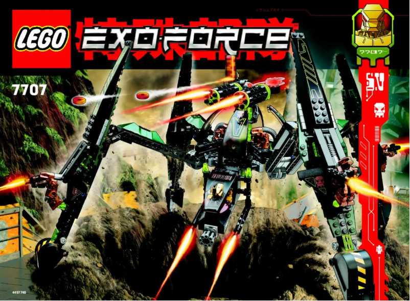 Image de la première page du manuel de l'appareil Exo-Force 7707