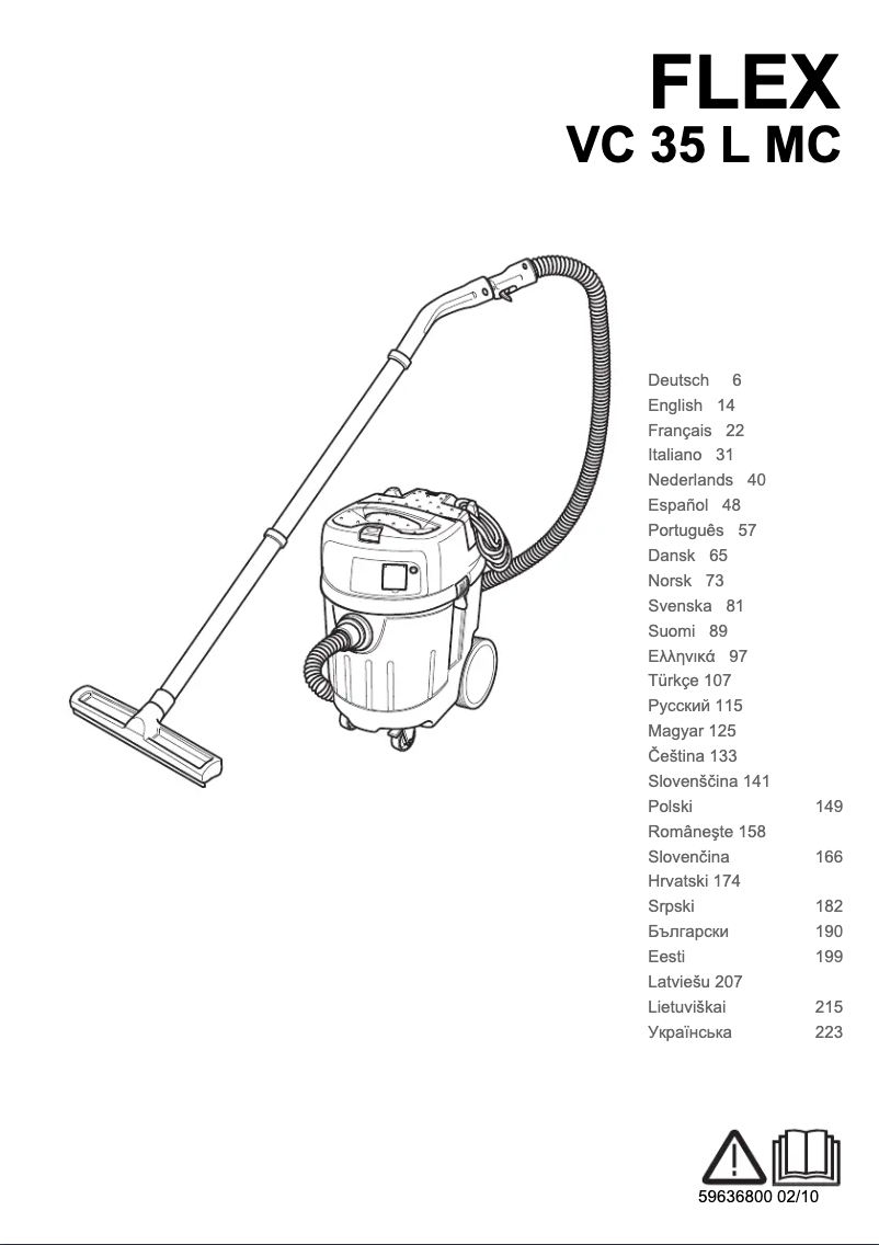 Página 1 del manual Manual de usuario Kärcher VC 35 L MC Flex
