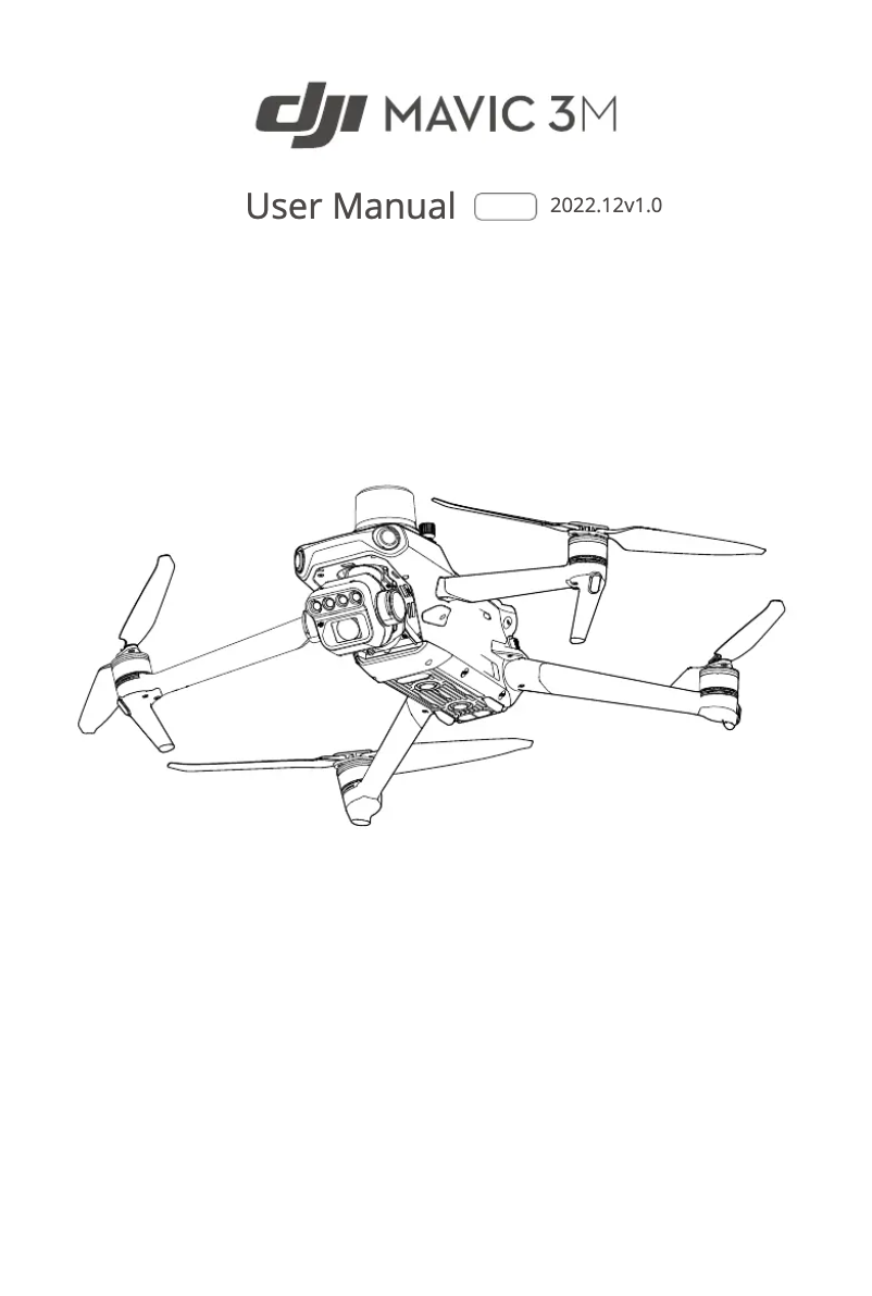 Page 1 de la notice Manuel utilisateur DJI Mavic 3M