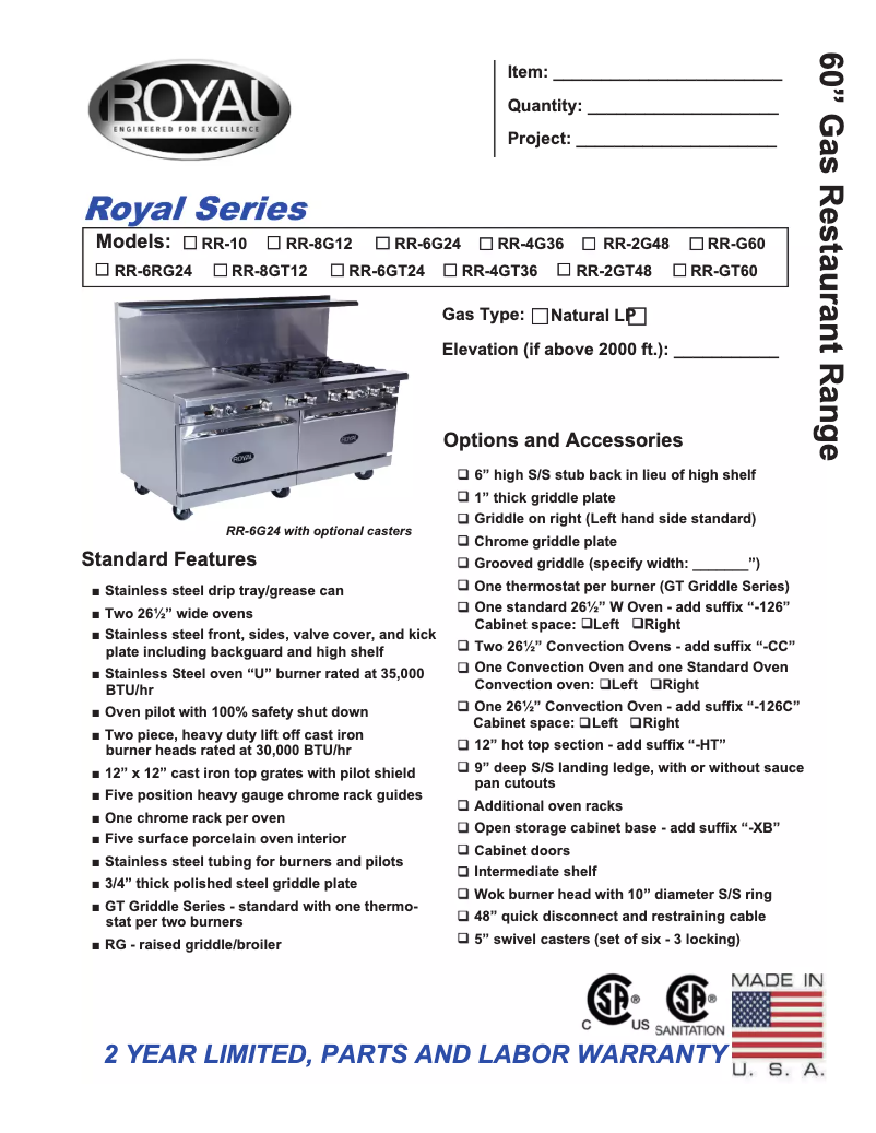 Image de la première page du manuel de l'appareil RR-6G24