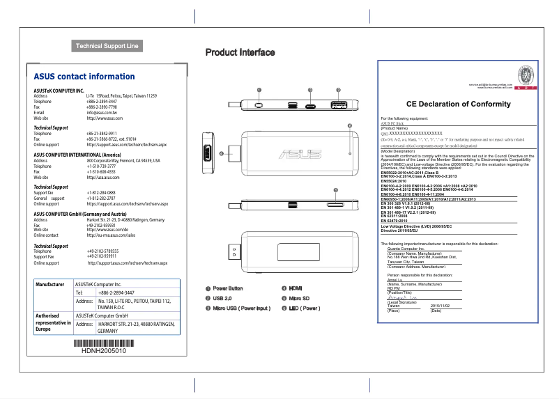 Image de la première page du manuel de l'appareil QM1-C006 PC