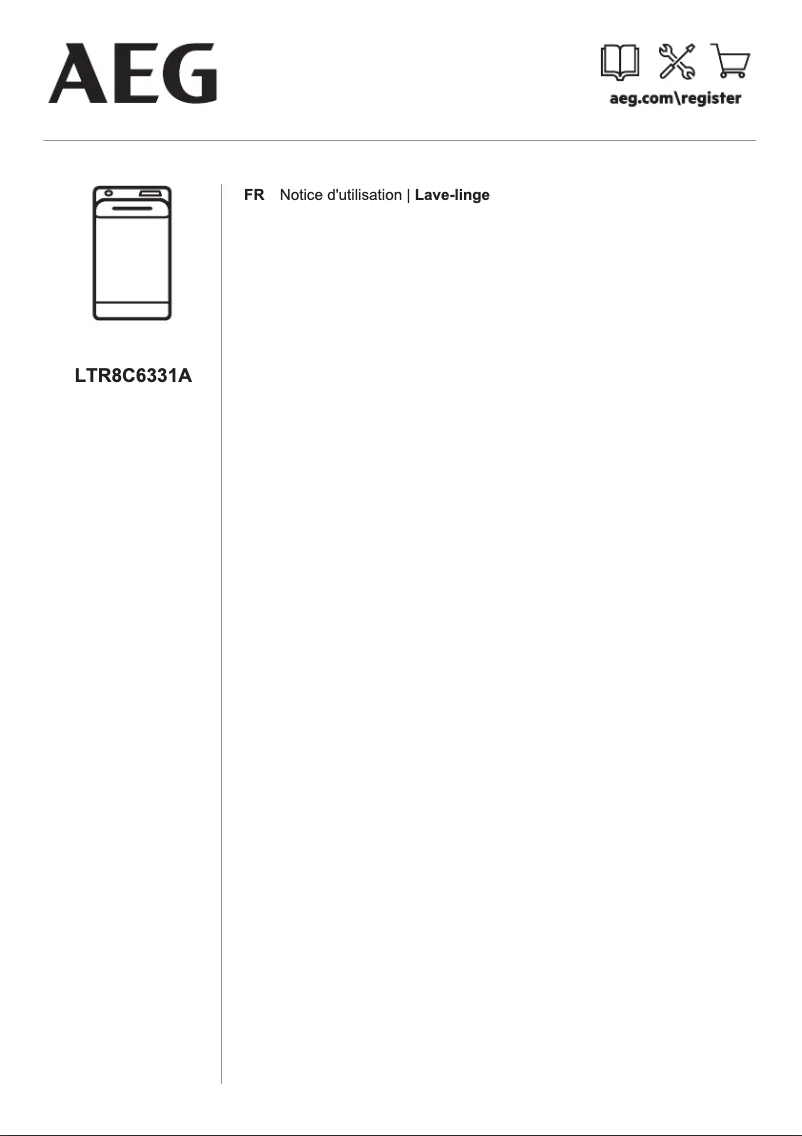 Page n°1 - Manuel utilisateur AEG LTR8C6331A