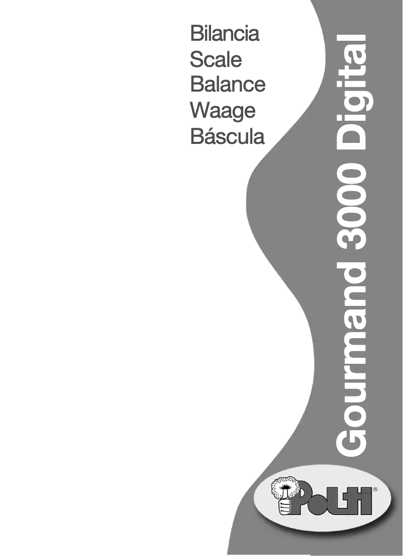 Image de la première page du manuel de l'appareil Gourmand 3000 digital