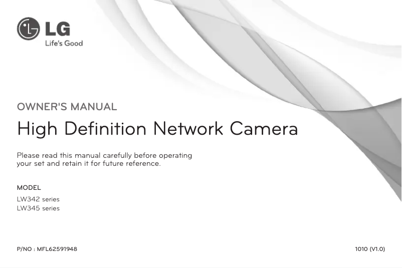 Página 1 del manual Manual de usuario LG LW342