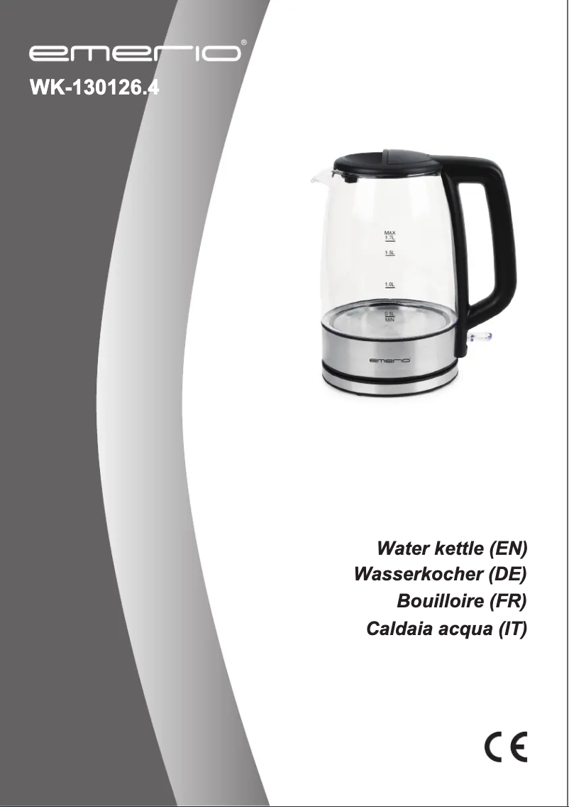 First page image of the manual for WK-130126.4