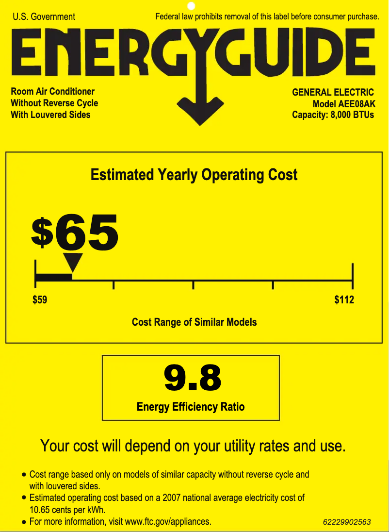 Image de la première page du manuel de l'appareil AEE08AK