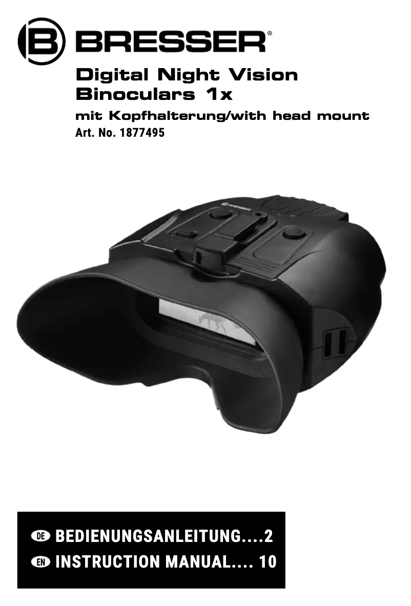 Página 1 del manual Manual de usuario Bresser 1877495