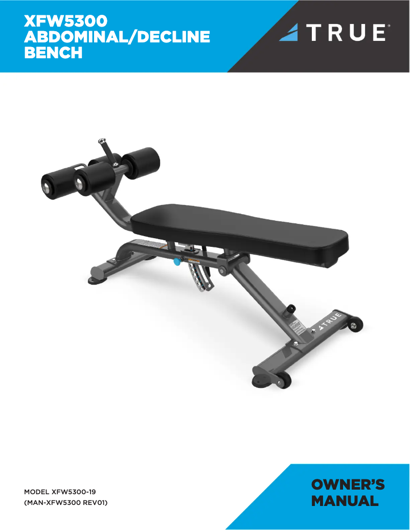 Page 1 de la notice Manuel utilisateur True XFW5300
