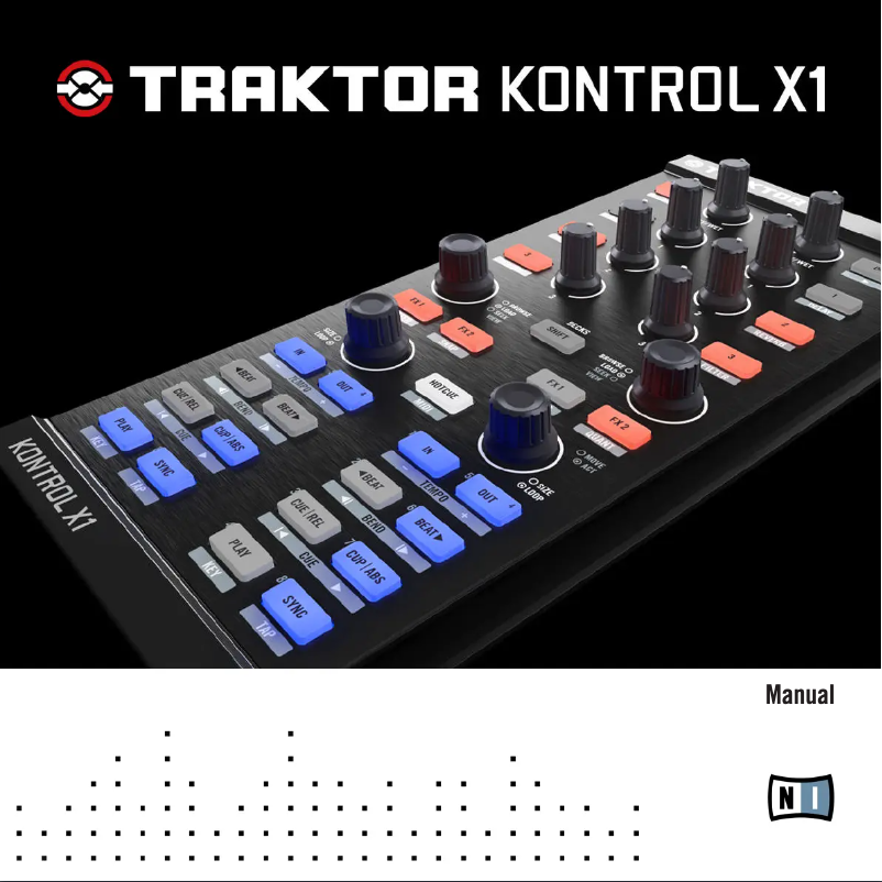 Page n°1 - Manuel utilisateur Native Instruments Traktor Kontrol X1 Mk1