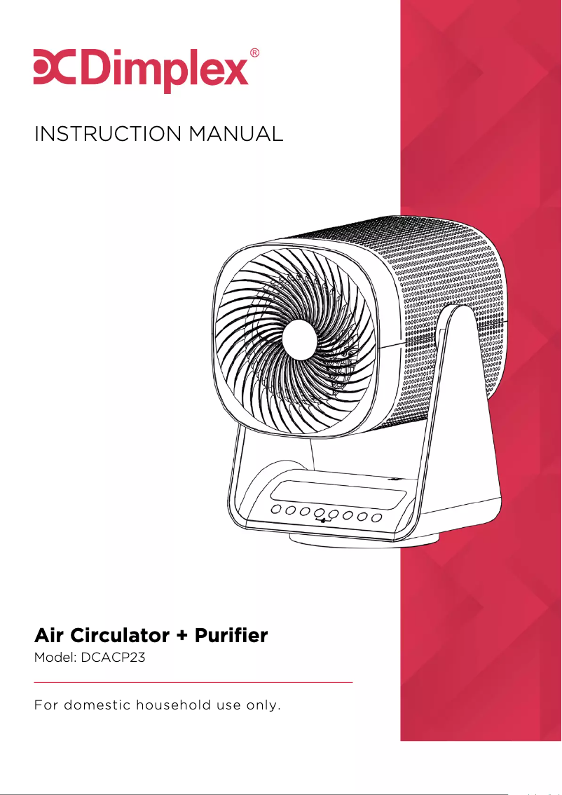 Página 1 del manual Manual de usuario Dimplex DCACP23