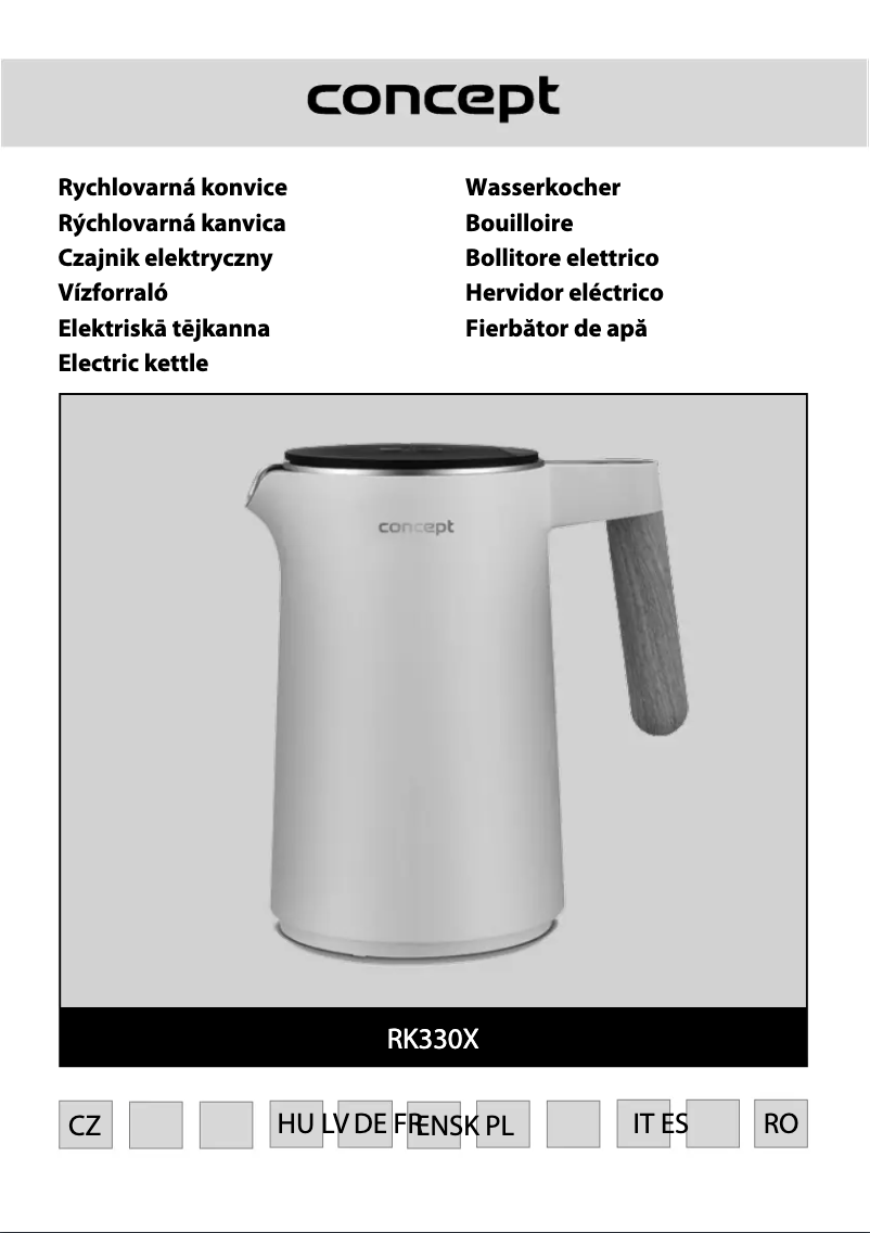 Page n°1 - Manuel utilisateur Concept RK3304