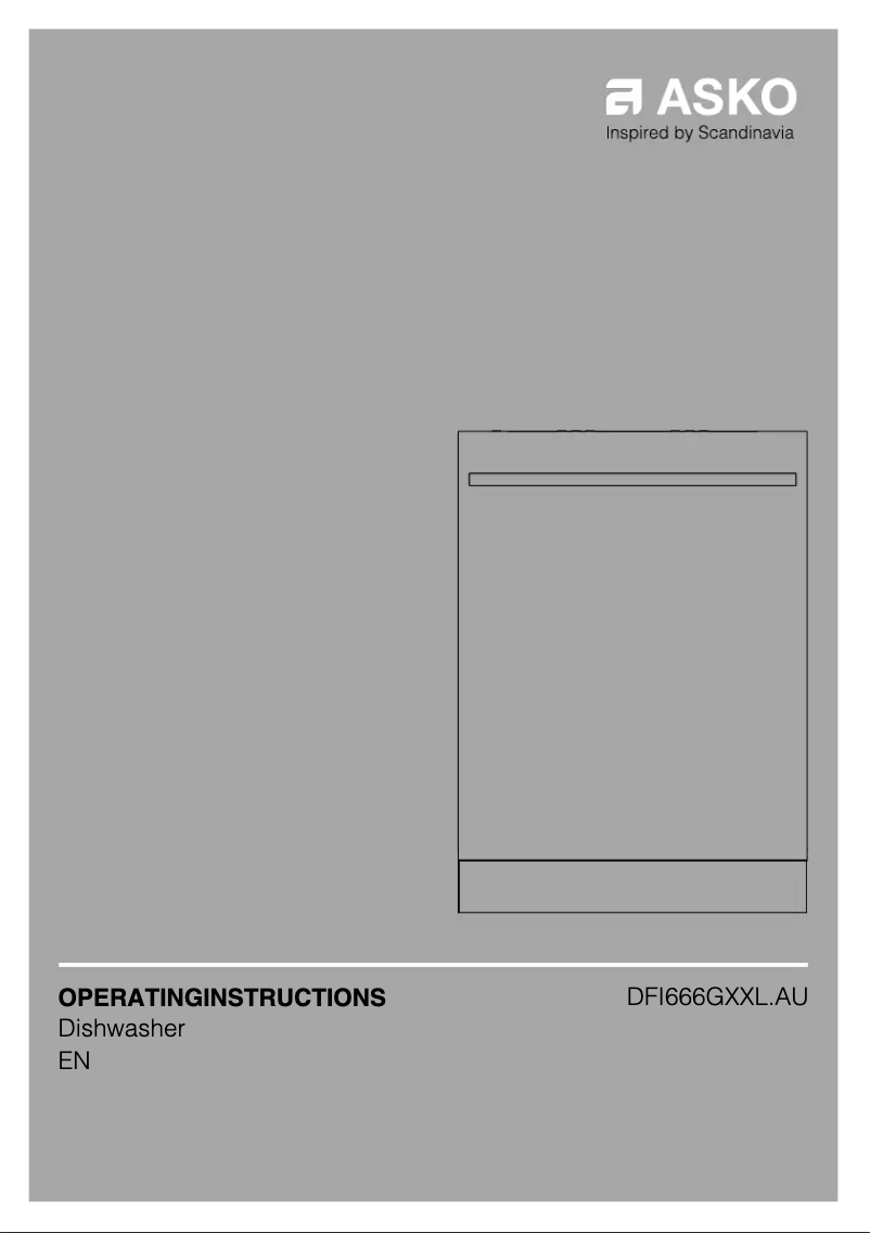 Image de la première page du manuel de l'appareil DFI666GXXL.AU