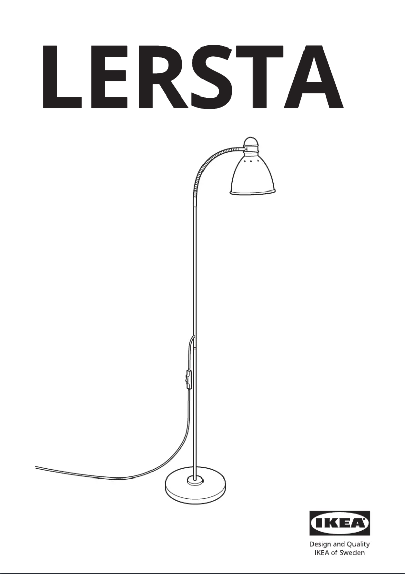 Image de la première page du manuel de l'appareil LERSTA 204.287.89