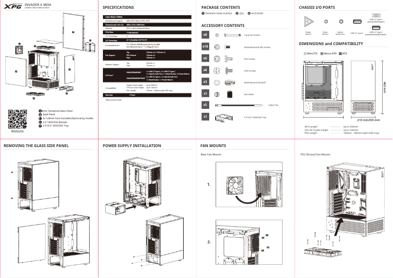 Page n°1 - Manuel utilisateur ADATA INVADER X Mini