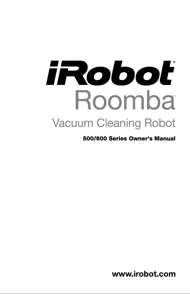 Página 1 del manual Manual de usuario iRobot Roomba 605
