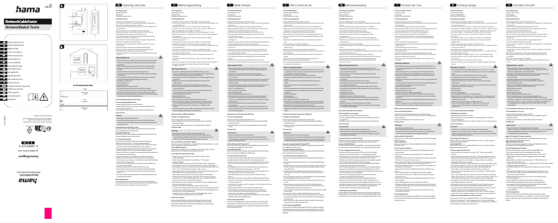 Image de la première page du manuel de l'appareil 00200778