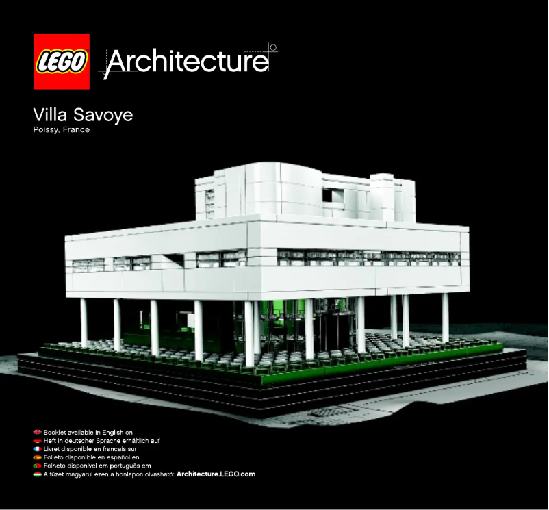 Page 1 de la notice Manuel utilisateur Lego Villa Savoye