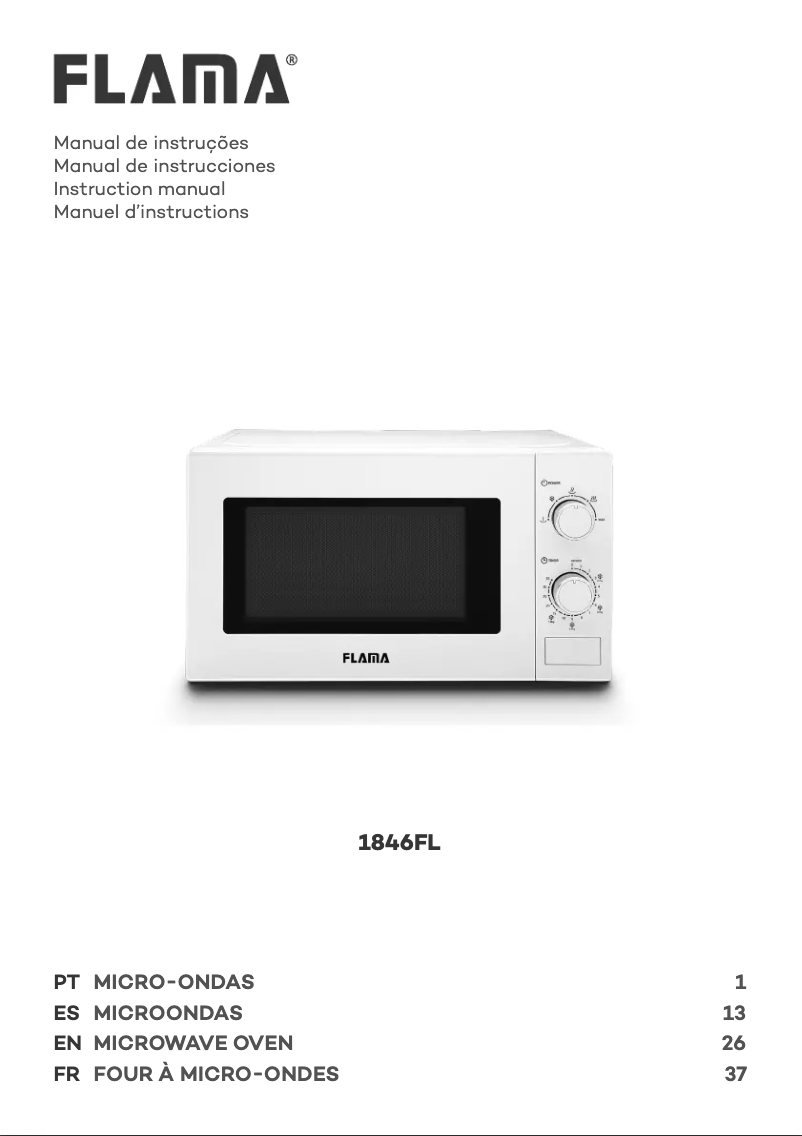 Image de la première page du manuel de l'appareil 1846FL