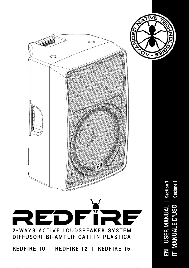 Page n°1 - Manuel utilisateur ANT Redfire 15