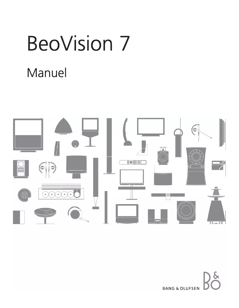 Image de la première page du manuel de l'appareil Beovision 7-32