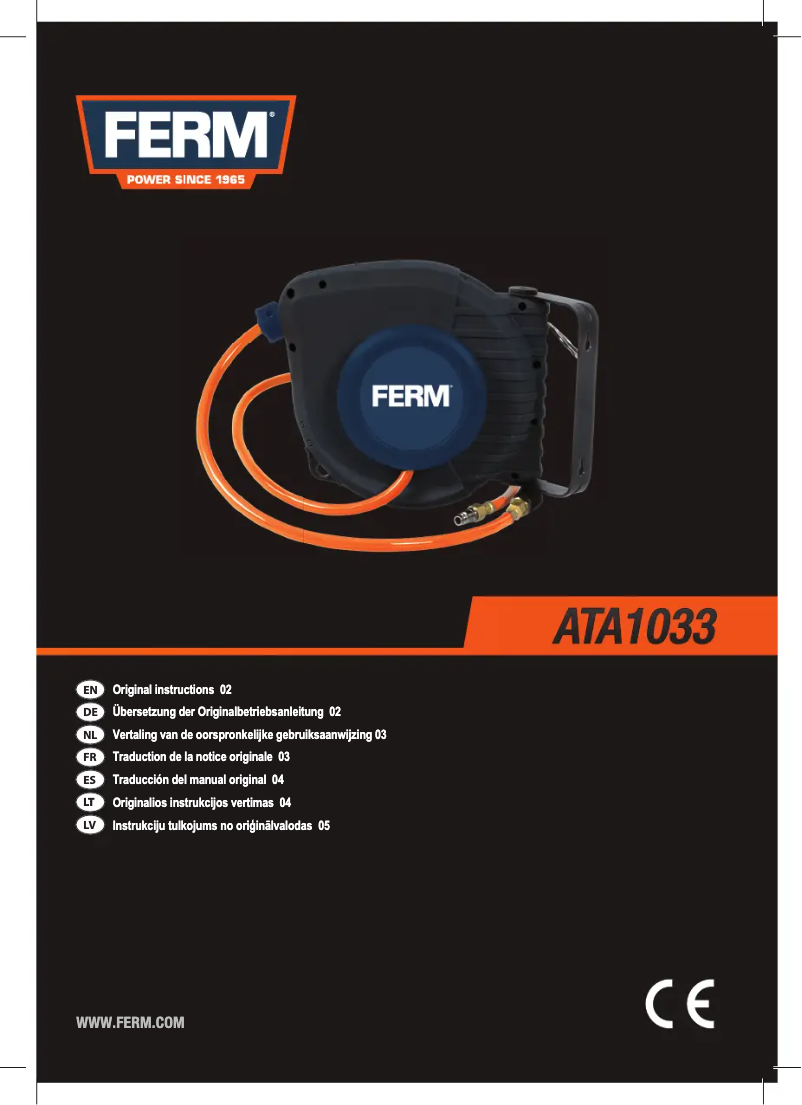 Página 1 del manual Manual de usuario Ferm ATA1033