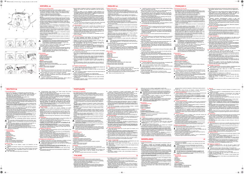 Image de la première page du manuel de l'appareil TC5305