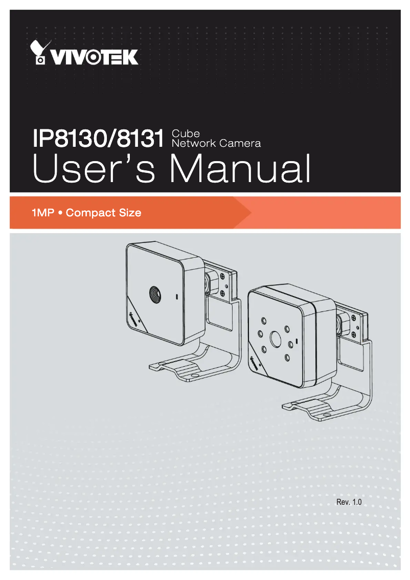 Image de la première page du manuel de l'appareil IP8131