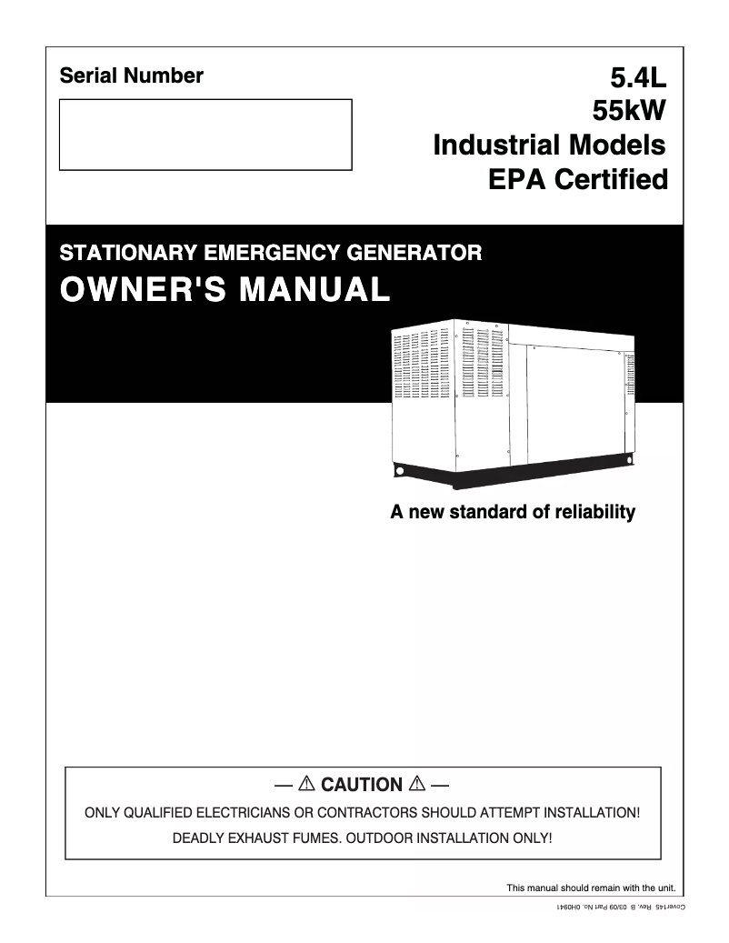 Image de la première page du manuel de l'appareil QT05554JNANA