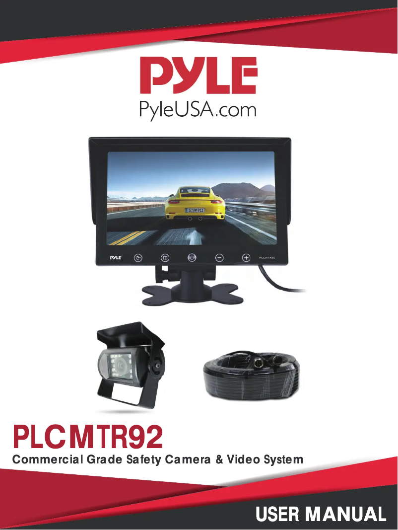 Page n°1 - Manuel utilisateur Pyle PLCMTR92