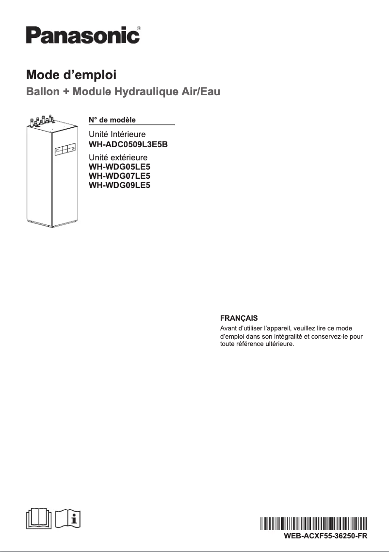 Imagen de la primera página del manual del dispositivo WH-ADC0509L3E5B
