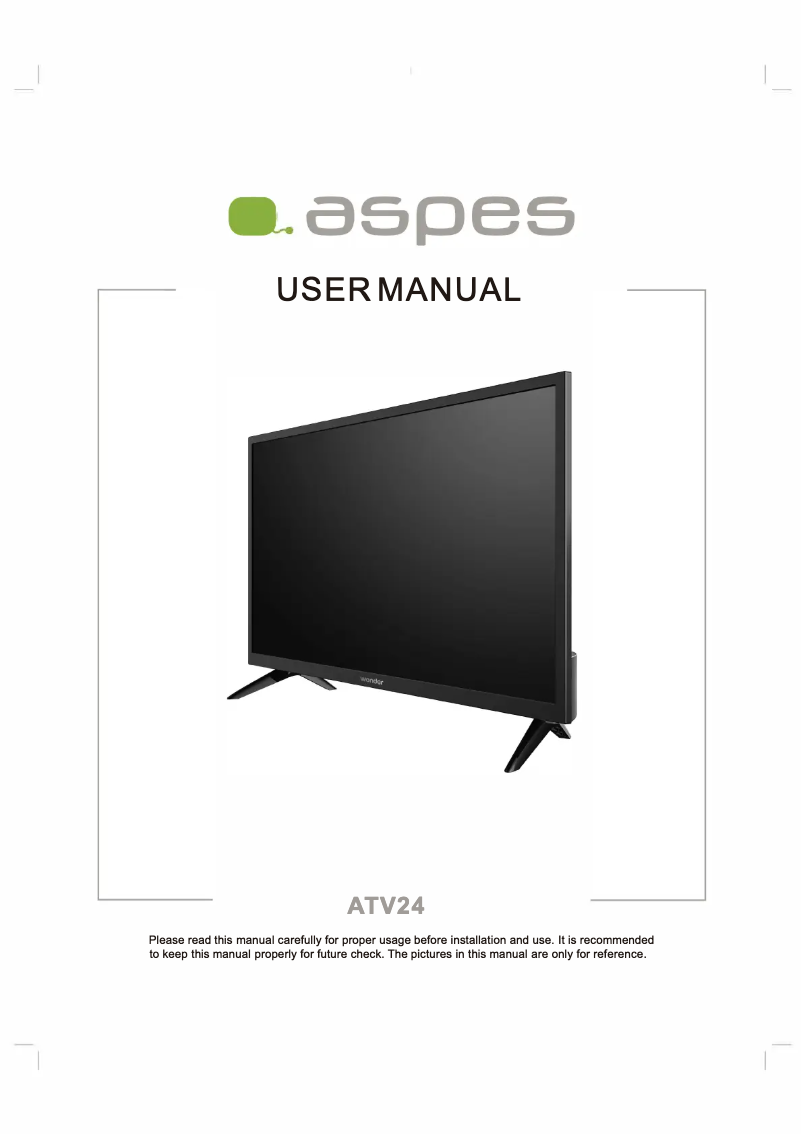 Page n°1 - Manuel utilisateur Aspes ATV24