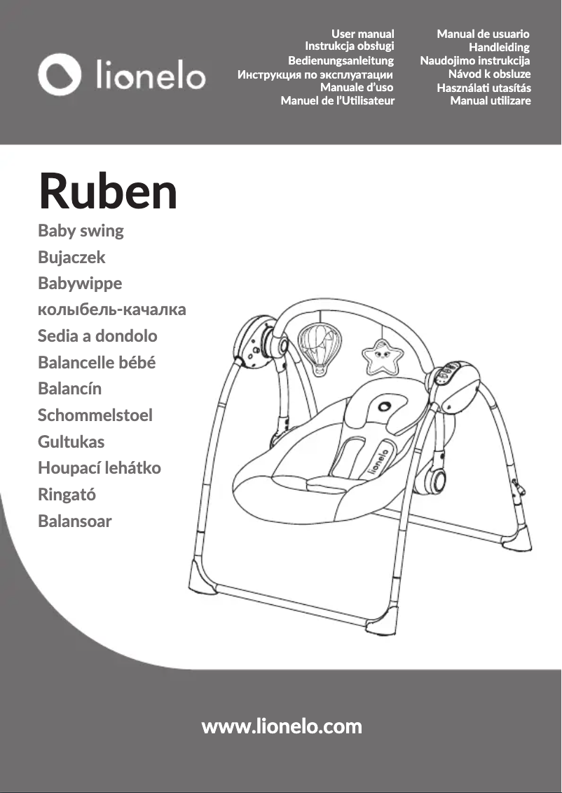 Page 1 de la notice Manuel utilisateur Lionelo Ruben