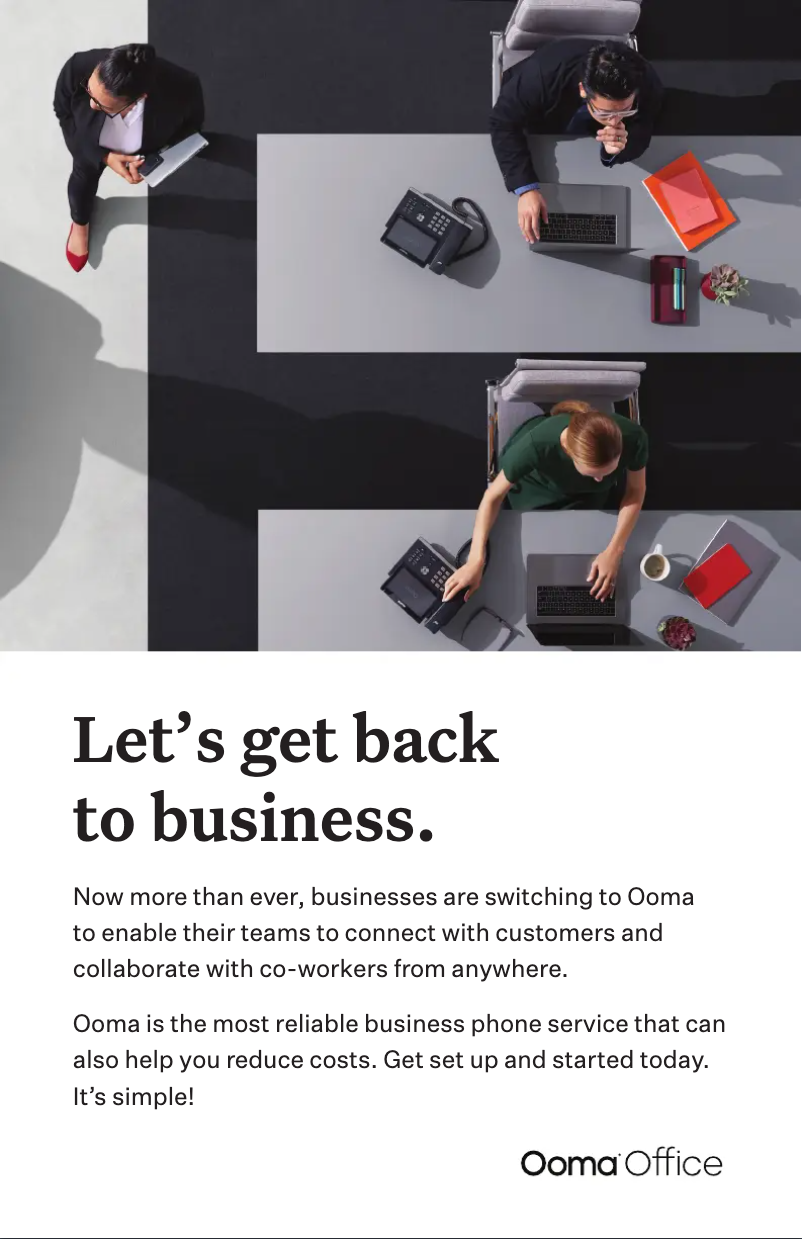 Page n°1 - Manuel utilisateur Ooma 2602W