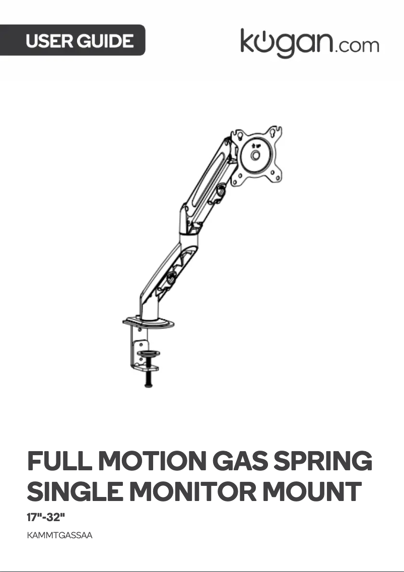 Page 1 de la notice Manuel utilisateur Kogan KAMMTGASSAA