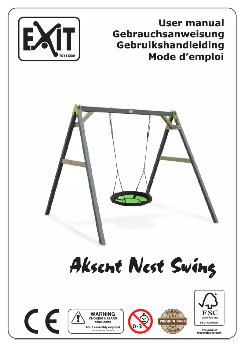 Page 1 de la notice Manuel utilisateur EXIT Aksent