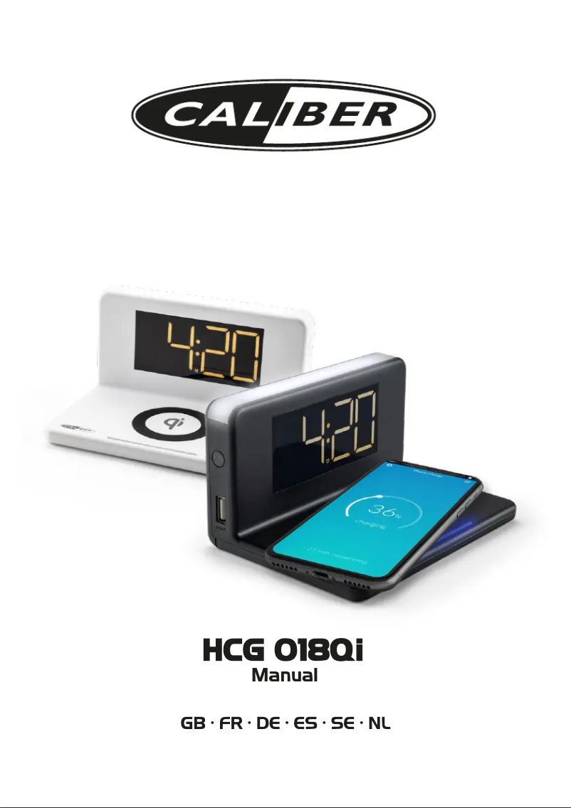 Page 1 de la notice Manuel utilisateur Caliber HCG 018Qi